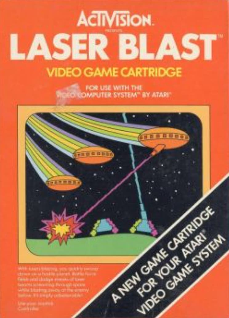 laser blast atari 2600 - Wee Activision Laser Blast Video Game Cartridge For Use With The Video Computer System By Atari For Your Atari A New Game Cartridge Video Game System